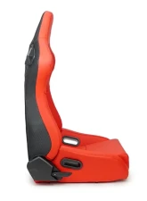 NRG Omega Reclinable Racing Seat                                     - RSC-750RD/BK L/R - Image 2